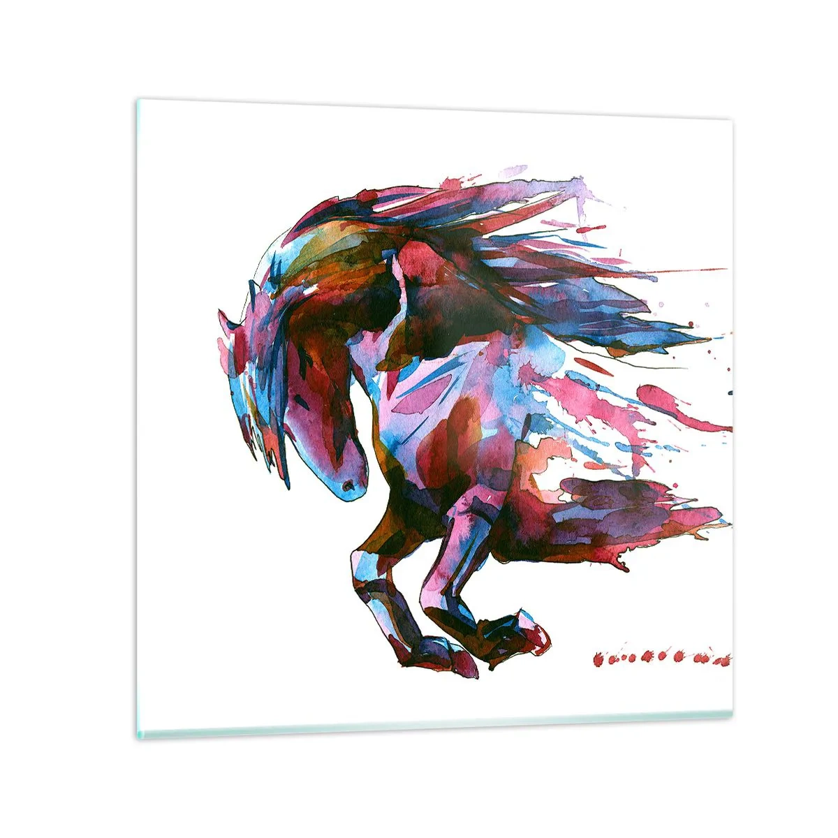 Üveg kép - Az elragadtatásban - 70x70 cm