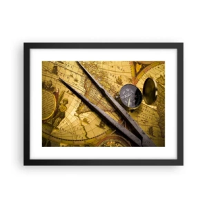 Poszter fehér keretben - Hol vannak ezek a kincsek? - 40x30 cm