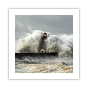 Poszter - Az óceán haragja - 40x40 cm