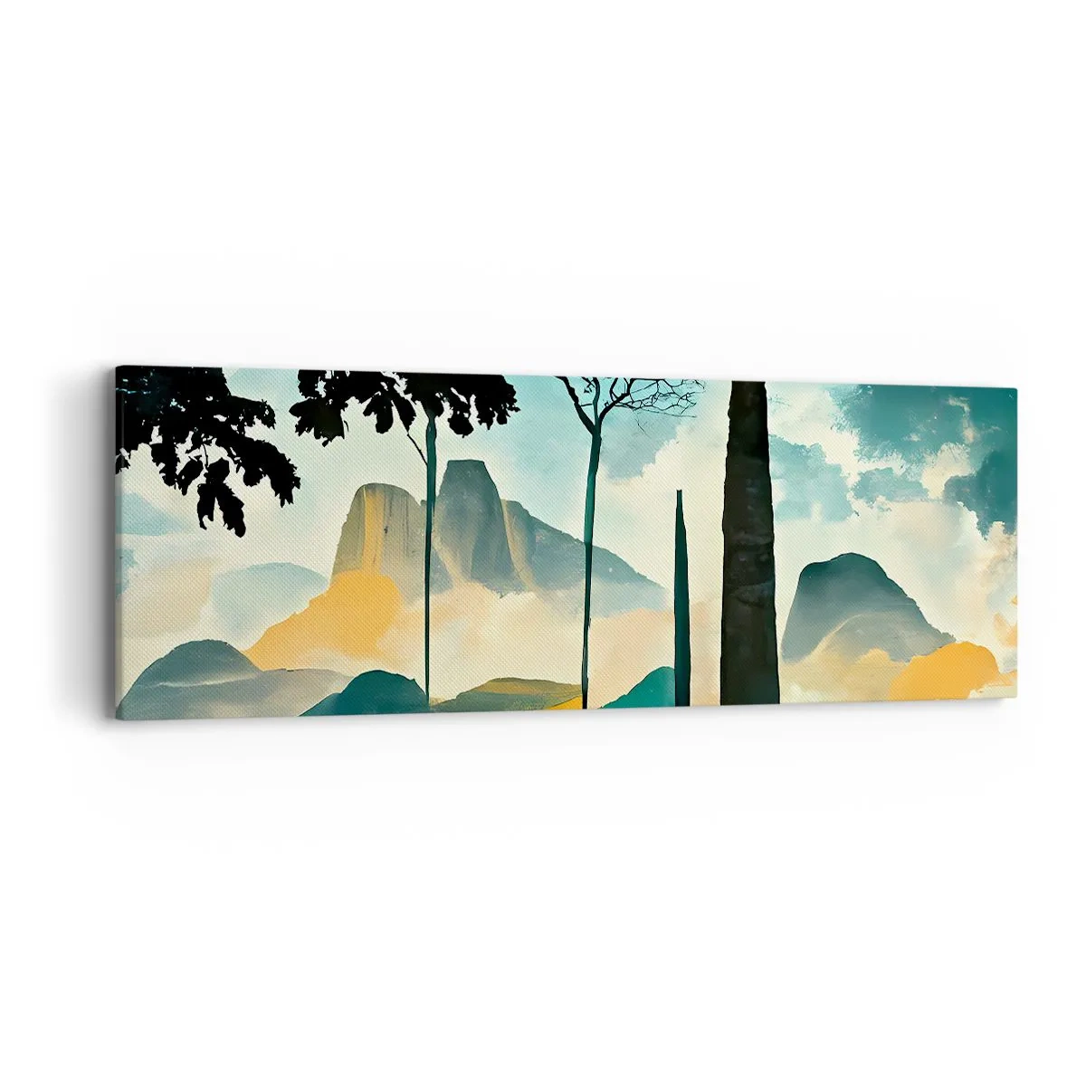 Vászonkép - Mindíg magasabbra és magasabbra - 90x30 cm