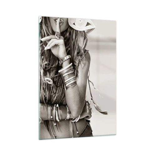 Üveg kép - Mint egy leány - 50x70 cm