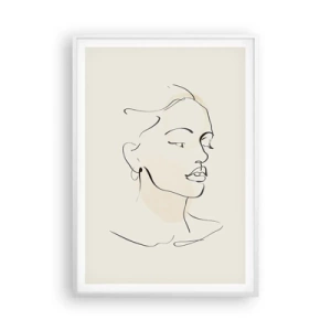 Poszter fekete keretben - Bizonyos vonallal - 70x100 cm