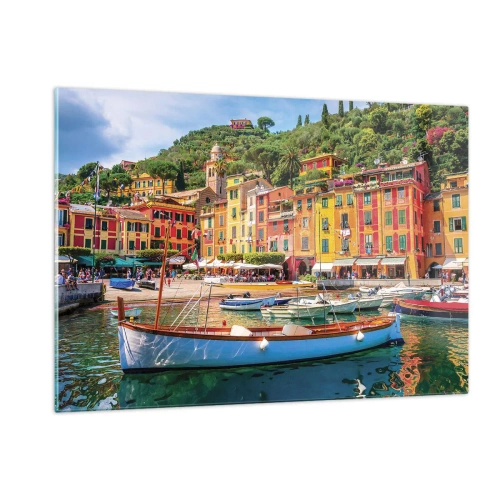 Üveg kép - Olasz délelőtt - 120x80 cm