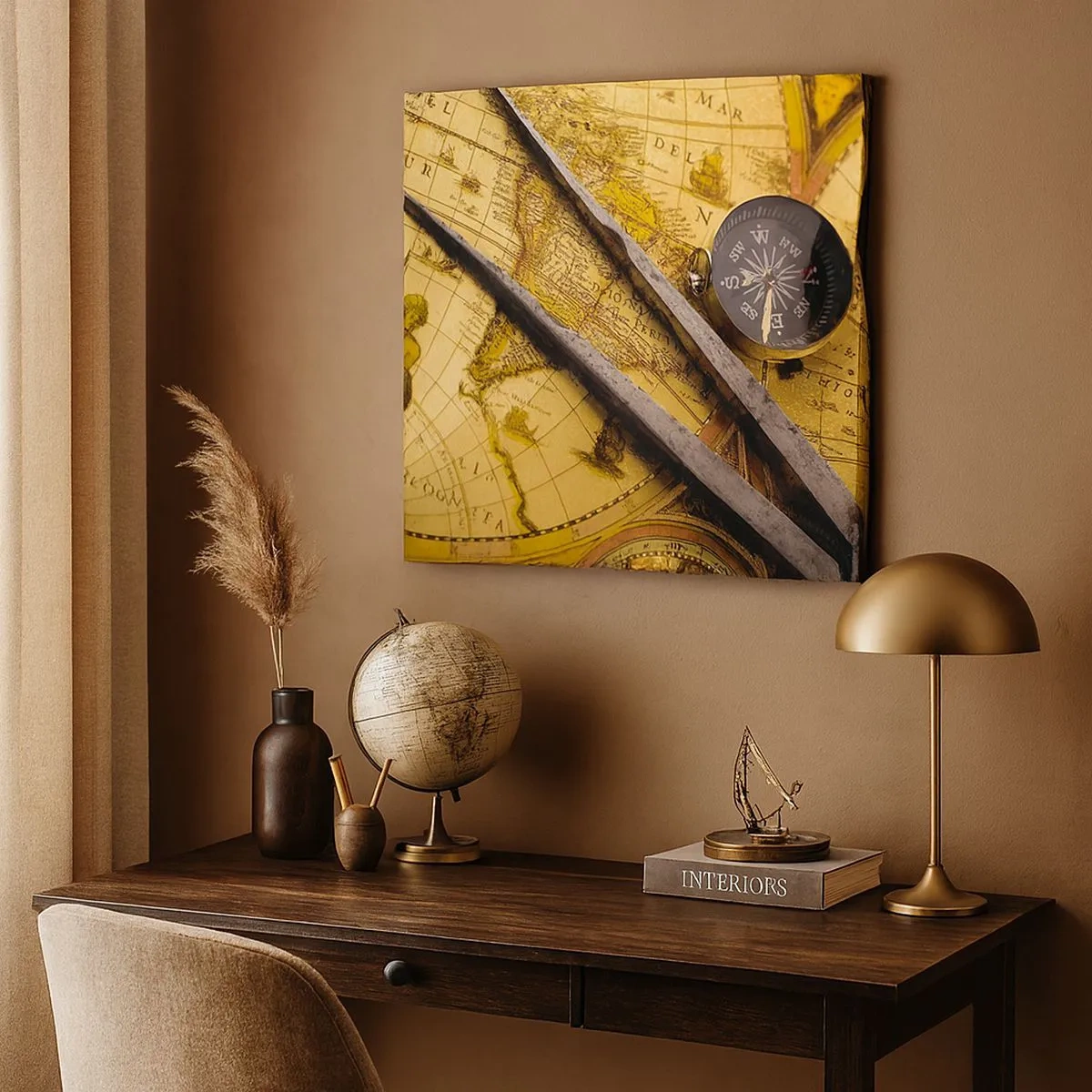 Vászonkép - Hol vannak ezek a kincsek? - 30x30 cm