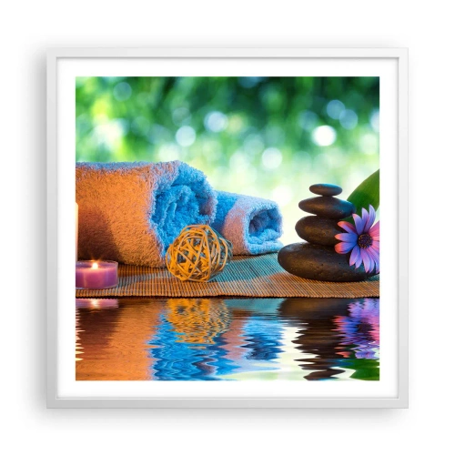 Poszter fekete keretben - Idő a testnek - 60x60 cm