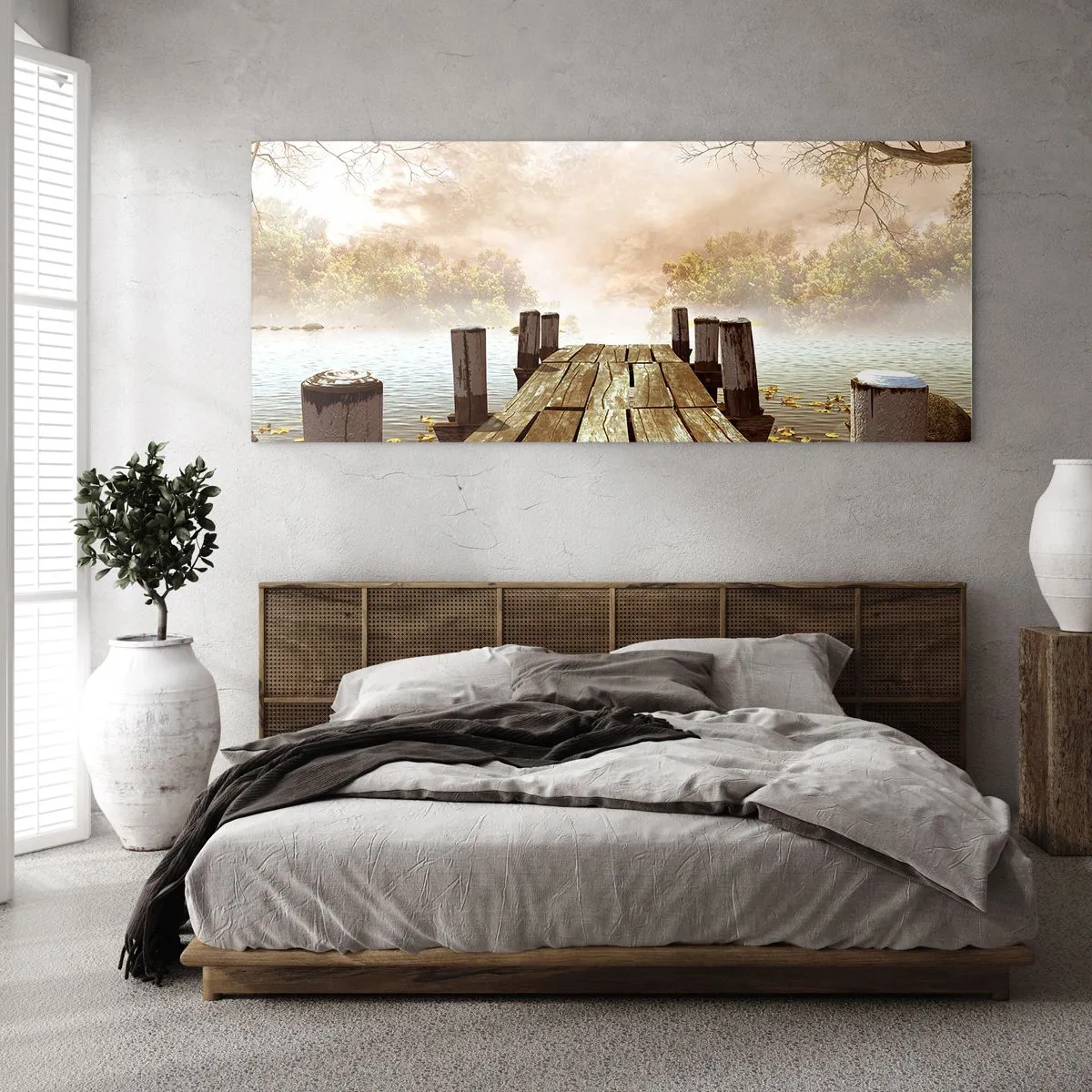 Üveg kép - Az ősz enyhe szomorúsága - 90x30 cm