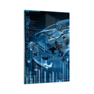 Üveg kép - Mérnöki anatómia - 80x120 cm