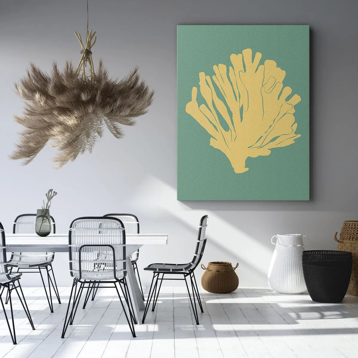 Vászonkép - Egy vízalatti erdő bokra - 45x80 cm