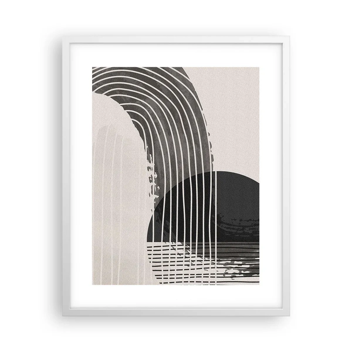 Poszter fekete keretben - Oda és vissza - 40x50 cm