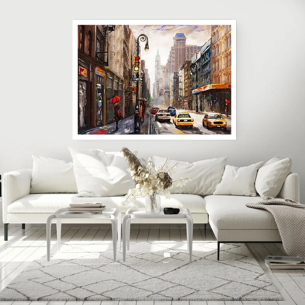 Poszter - New York – esőben is színes - 70x50 cm