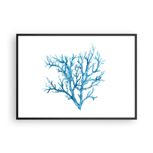 Poszter fehér keretben - Tengeri filigrán - 100x70 cm