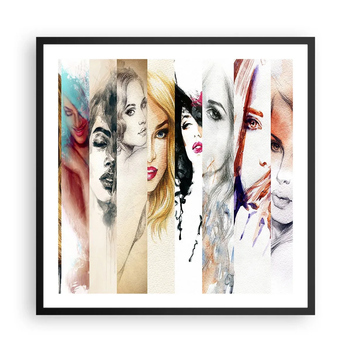 Poszter fehér keretben - És ez mindig TE  - 60x60 cm