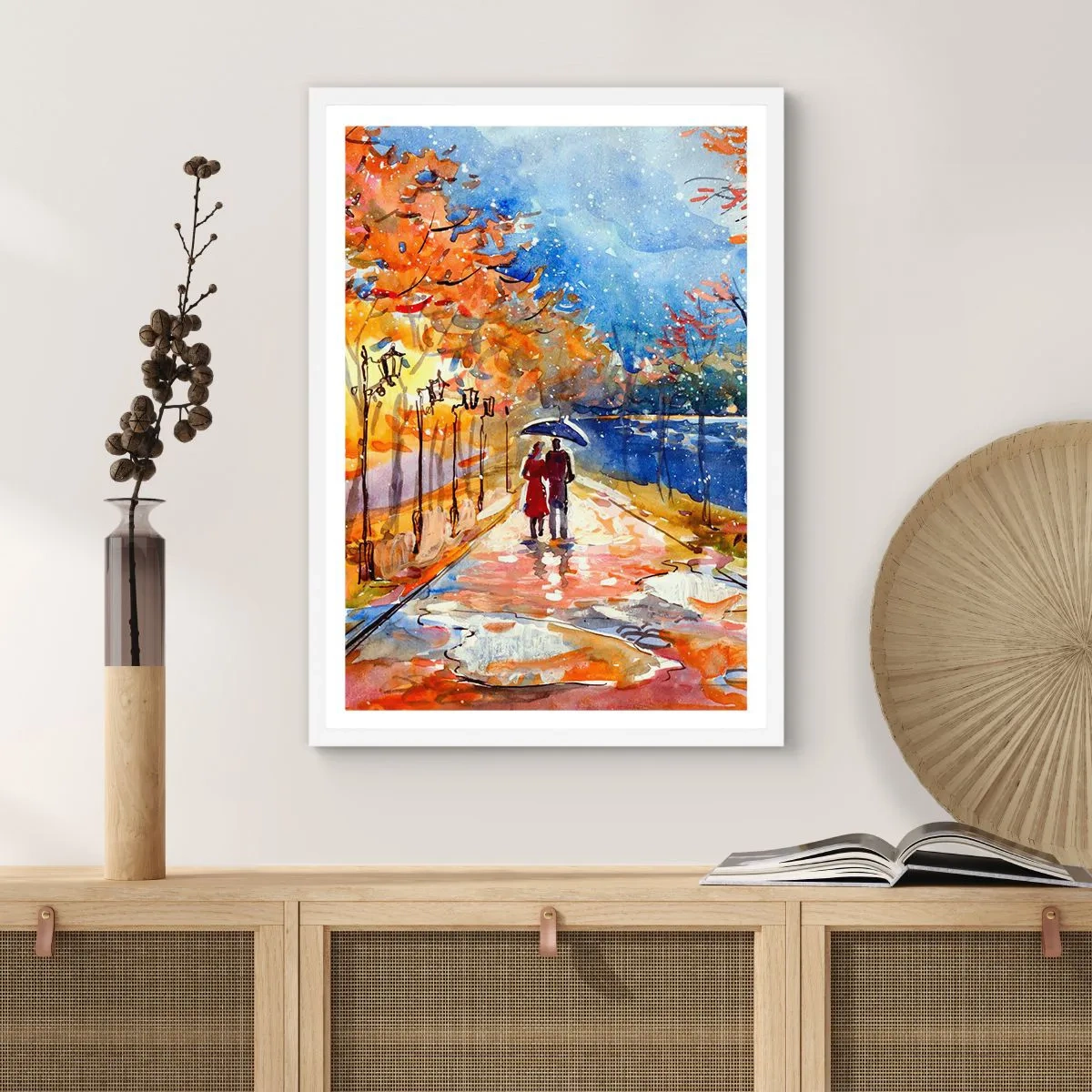 Poszter fekete keretben - Együtt az idő határáig - 40x50 cm