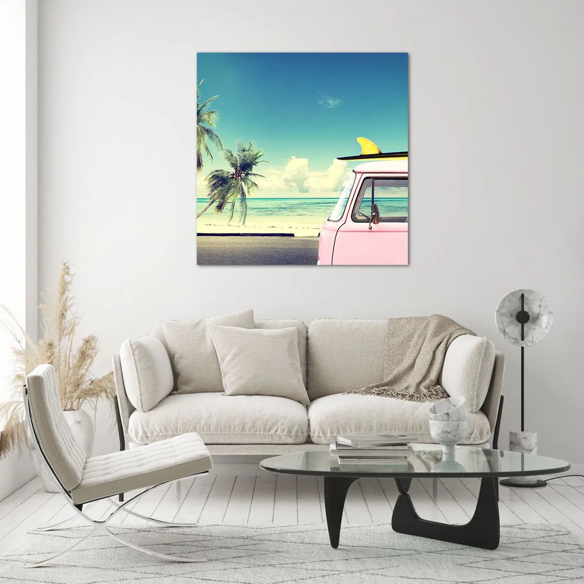 Üveg kép - Ideje elkezdeni a nyaralást - 40x40 cm