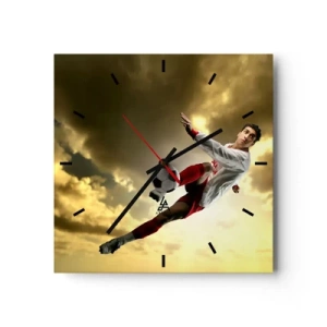 Falióra, Óra - Futball Mennyország - 30x30 cm