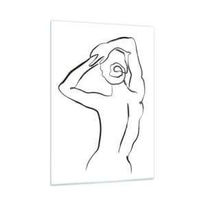 Üveg kép - Reggeli cselekvés - 50x70 cm