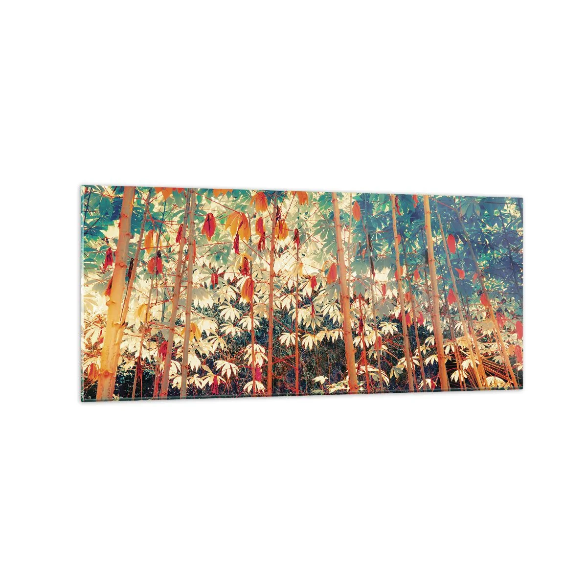 Üveg kép - A levelek titkos élete - 120x50 cm