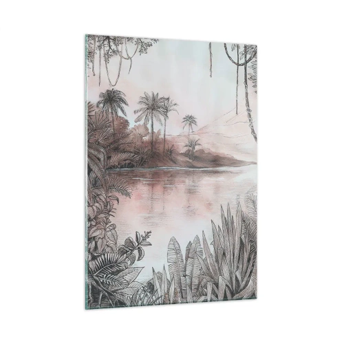 Üveg kép - Egy 19. századi felfedező naplója - 50x70 cm