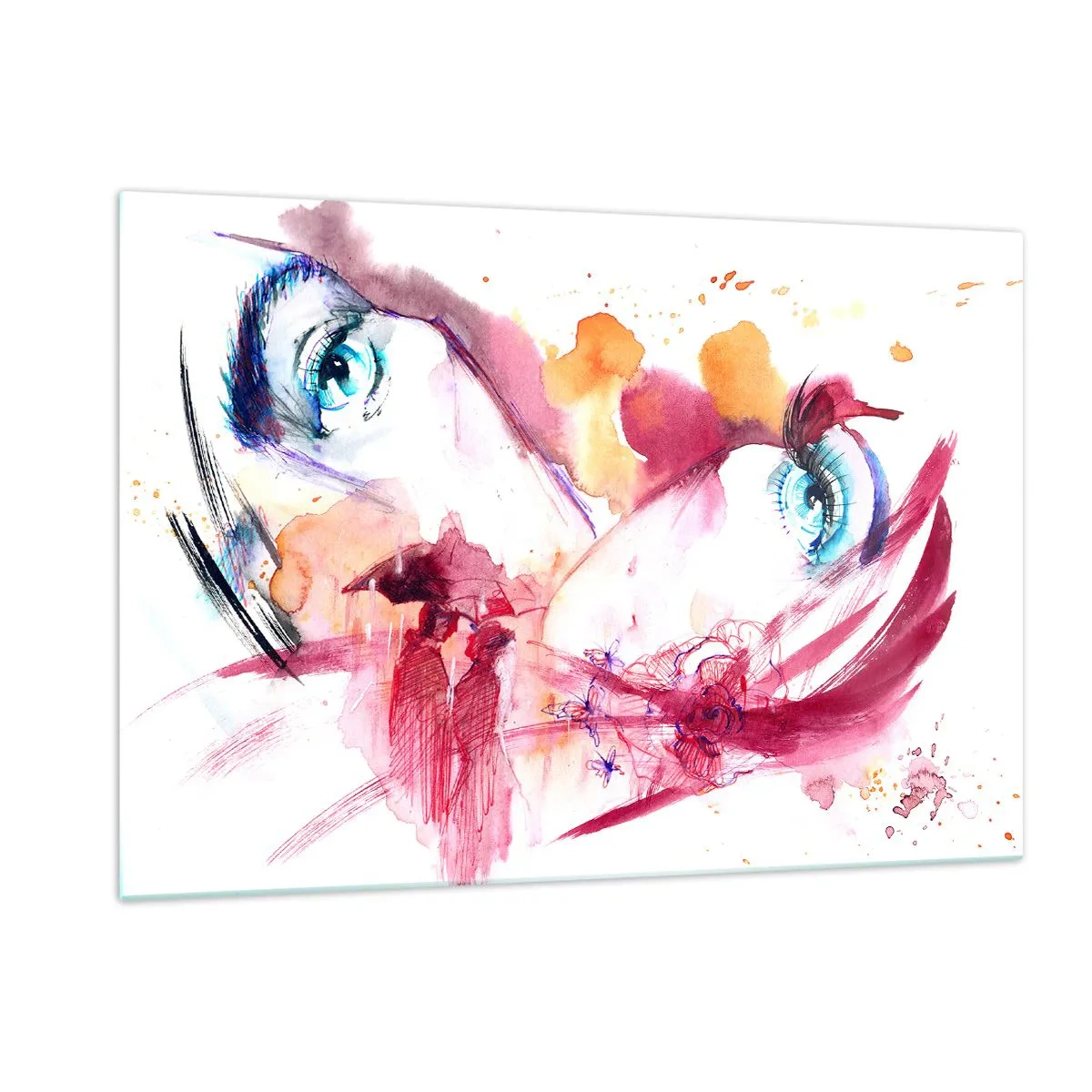 Üveg kép - A világ a közelségben virágzik - 120x80 cm