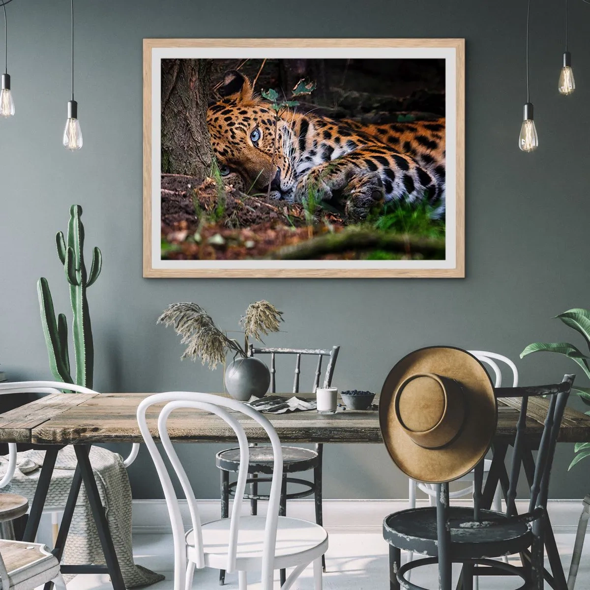 Poszter világos tölgy keretben - Bízz bennem - 40x30 cm