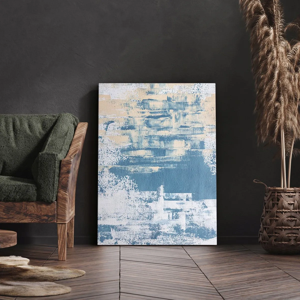 Vászonkép - Jégcsapon keresztül - 45x80 cm