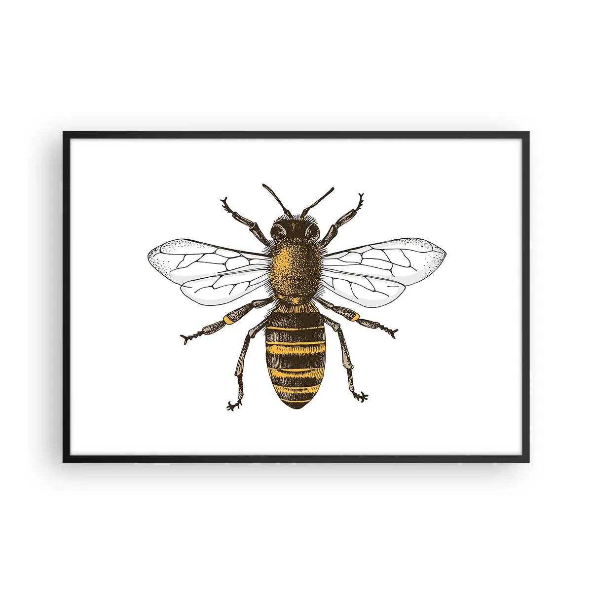 Poszter fehér keretben - Gyönyörű és jó - 100x70 cm