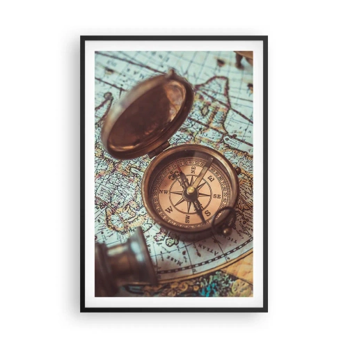 Poszter fehér keretben - A kalandvágynak - 61x91 cm