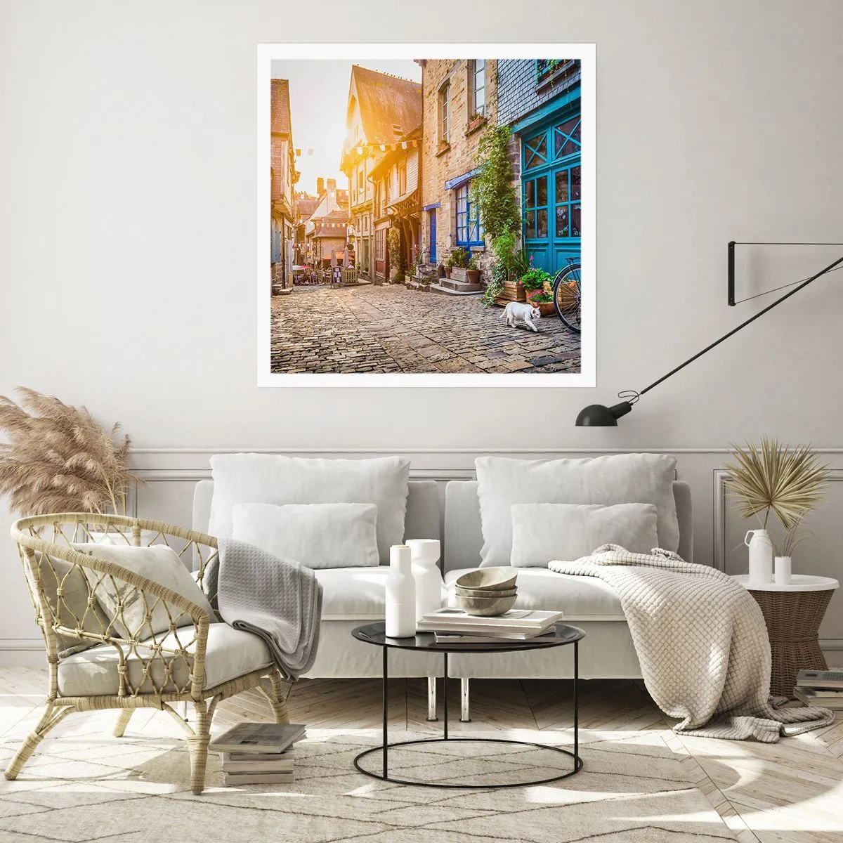 Poszter - A város fehér szelleme - 40x40 cm