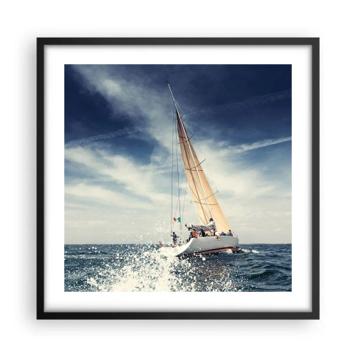 Poszter fehér keretben - Nem érnek utol! - 50x50 cm