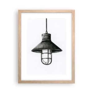 Poszter világos tölgy keretben - Mint évekkel ezelőtt... - 30x40 cm