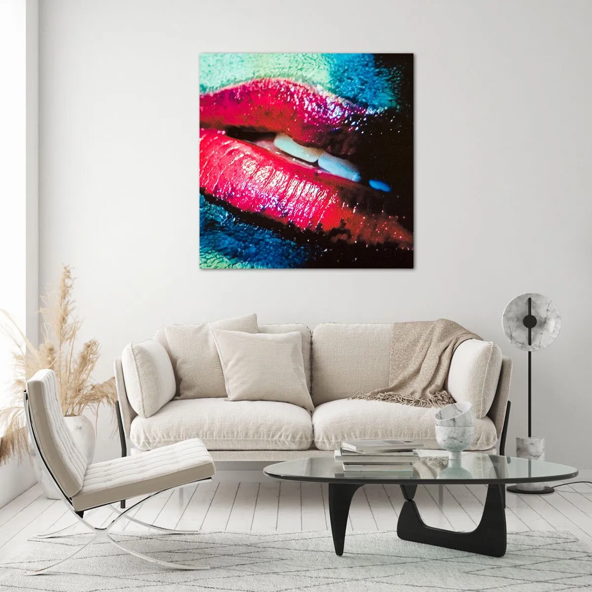 Üveg kép - Érzéki és zavaró - 50x50 cm