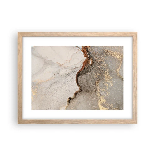 Poszter világos tölgy keretben - A színek határán - 40x30 cm