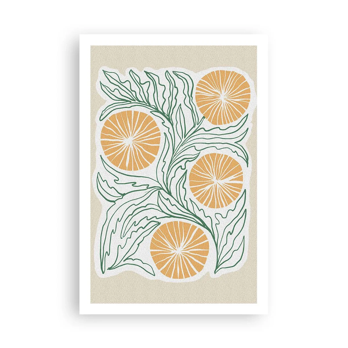 Poszter - Etnikus egy csipet absztrakcióval - 61x91 cm