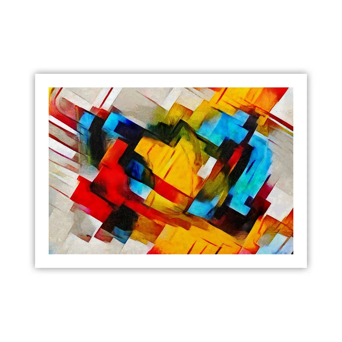Poszter - Többszínű réteges - 70x50 cm