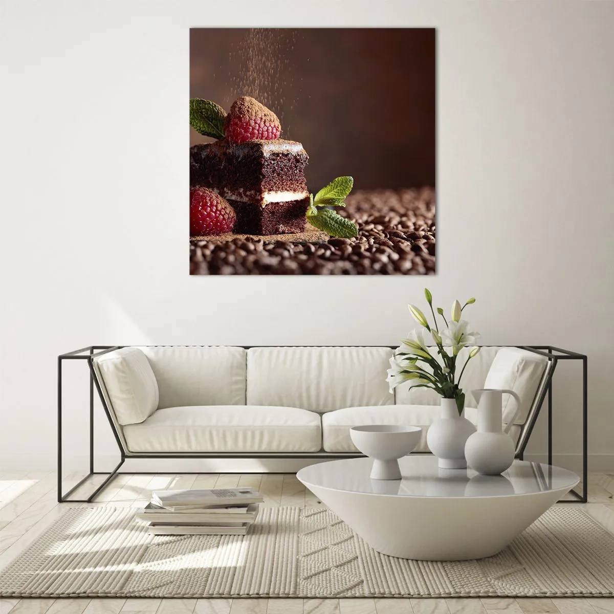 Üveg kép - Az élet édes - 50x50 cm