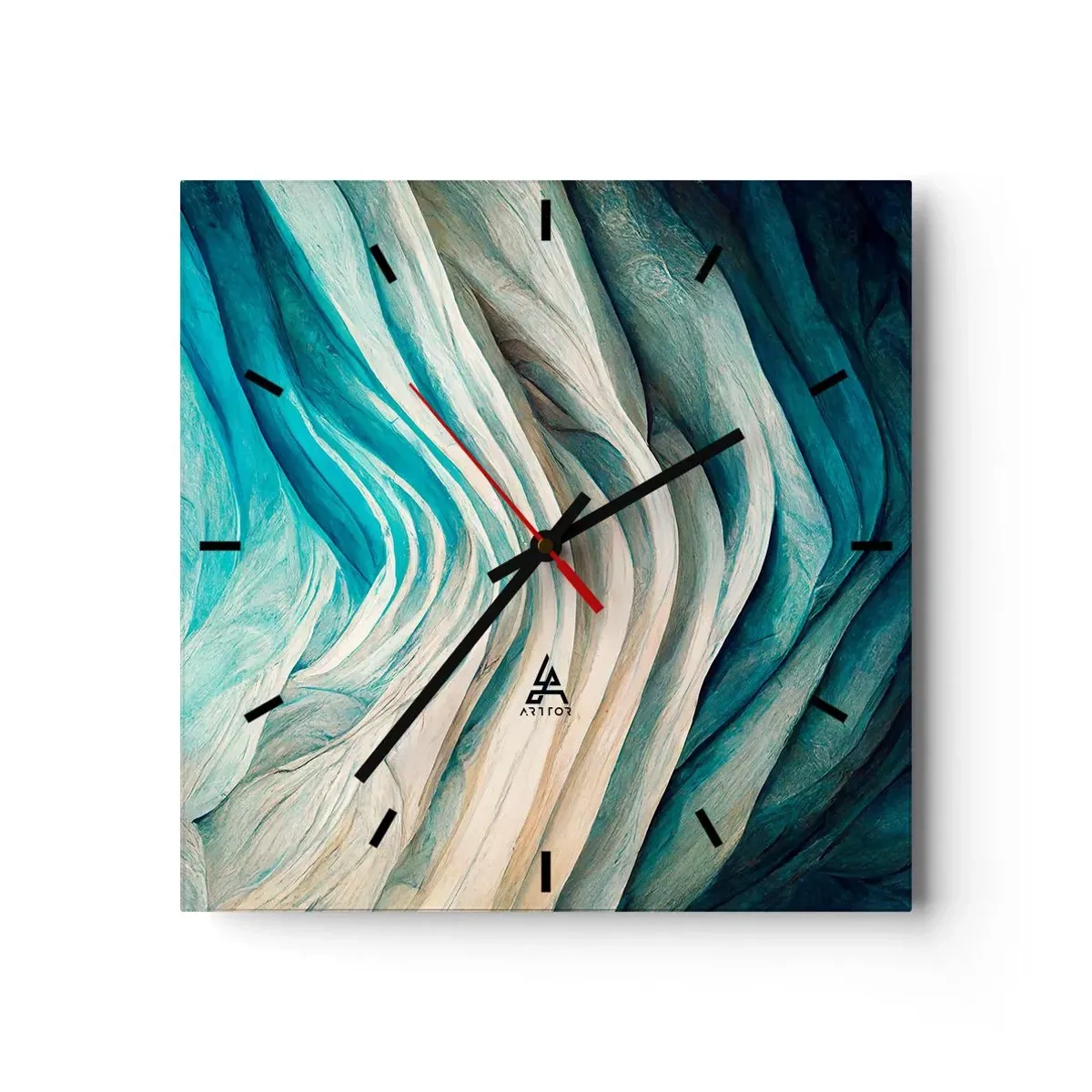 Falióra, Óra - Kék telhetetlenség - 30x30 cm