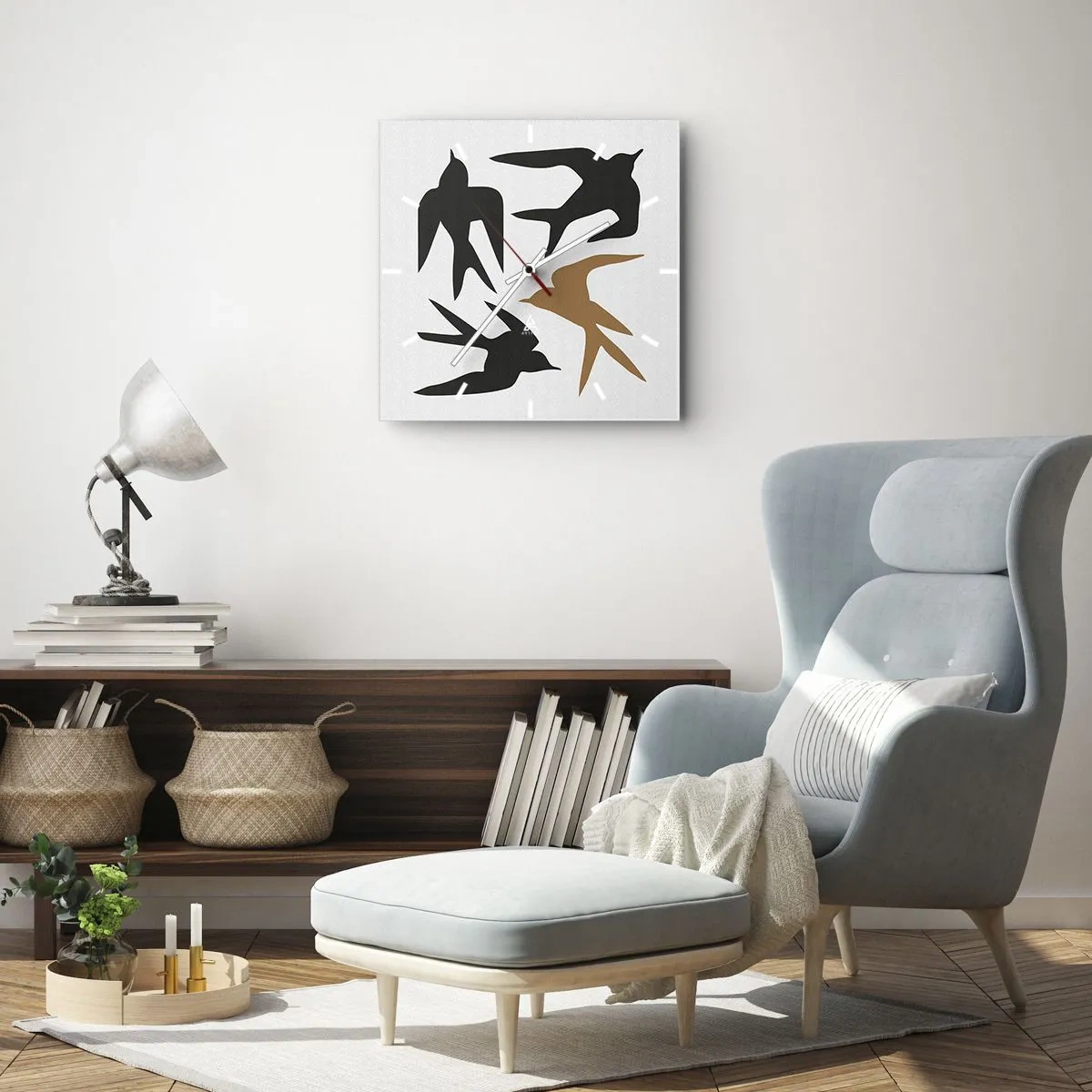 Falióra, Óra - Fecske játékok - 30x30 cm