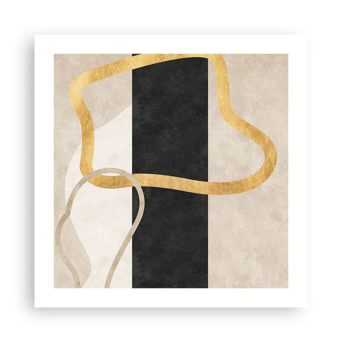 Poszter - Hurkolt formák - 50x50 cm