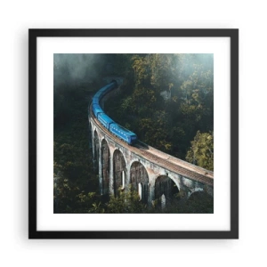 Poszter fehér keretben - Vonzódás a természethez   - 40x40 cm