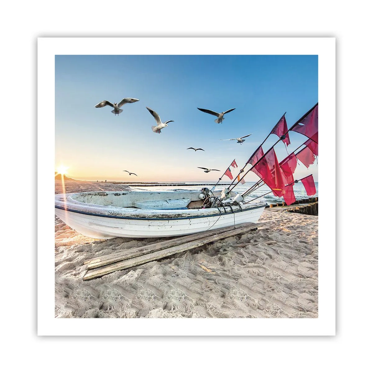 Poszter - Megérdemelt pihenés - 60x60 cm