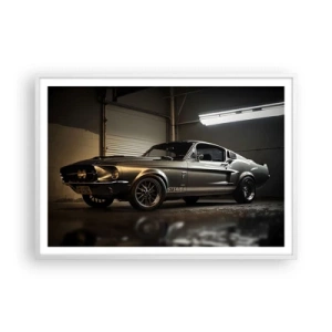 Poszter fekete keretben - Visszatérés a múltba - 100x70 cm