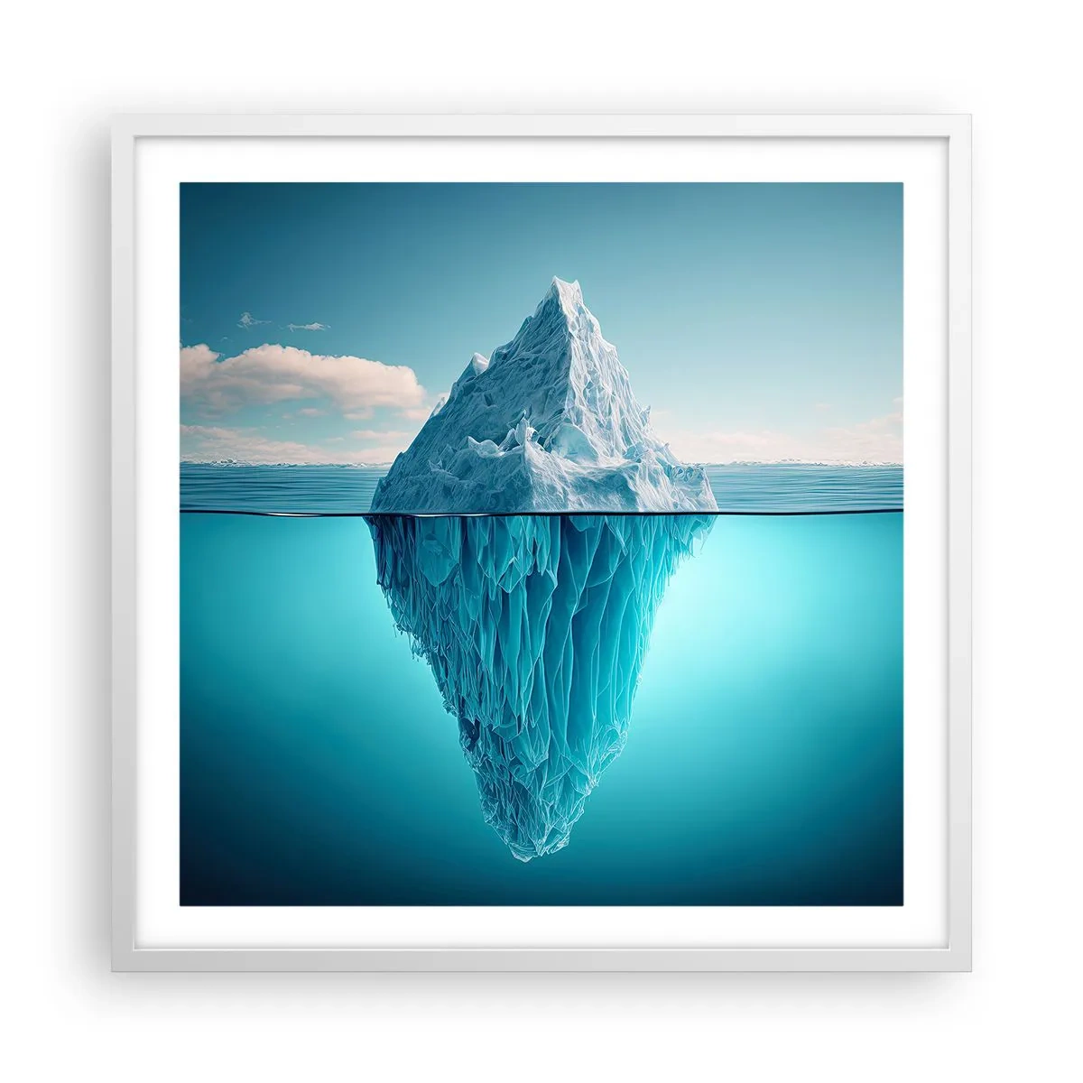 Poszter fekete keretben - A jégkirálynő - 60x60 cm