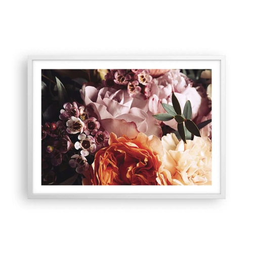 Poszter fekete keretben - Szépségbe burkolózva - 70x50 cm