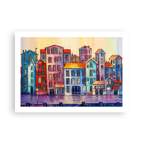 Poszter - Egy város, mint egy tündérmese - 70x50 cm