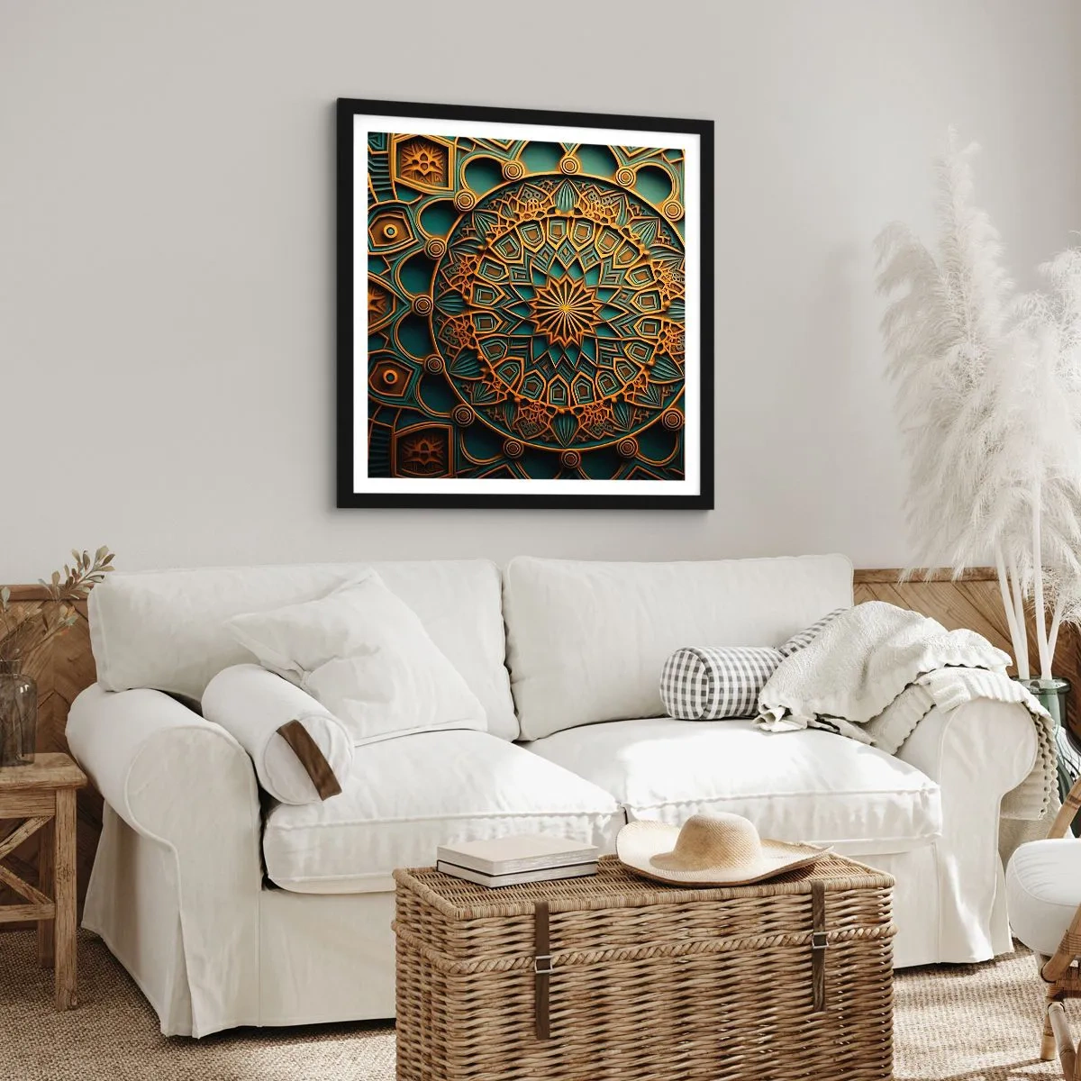 Poszter fehér keretben - Egy arab éghajlaton - 50x50 cm