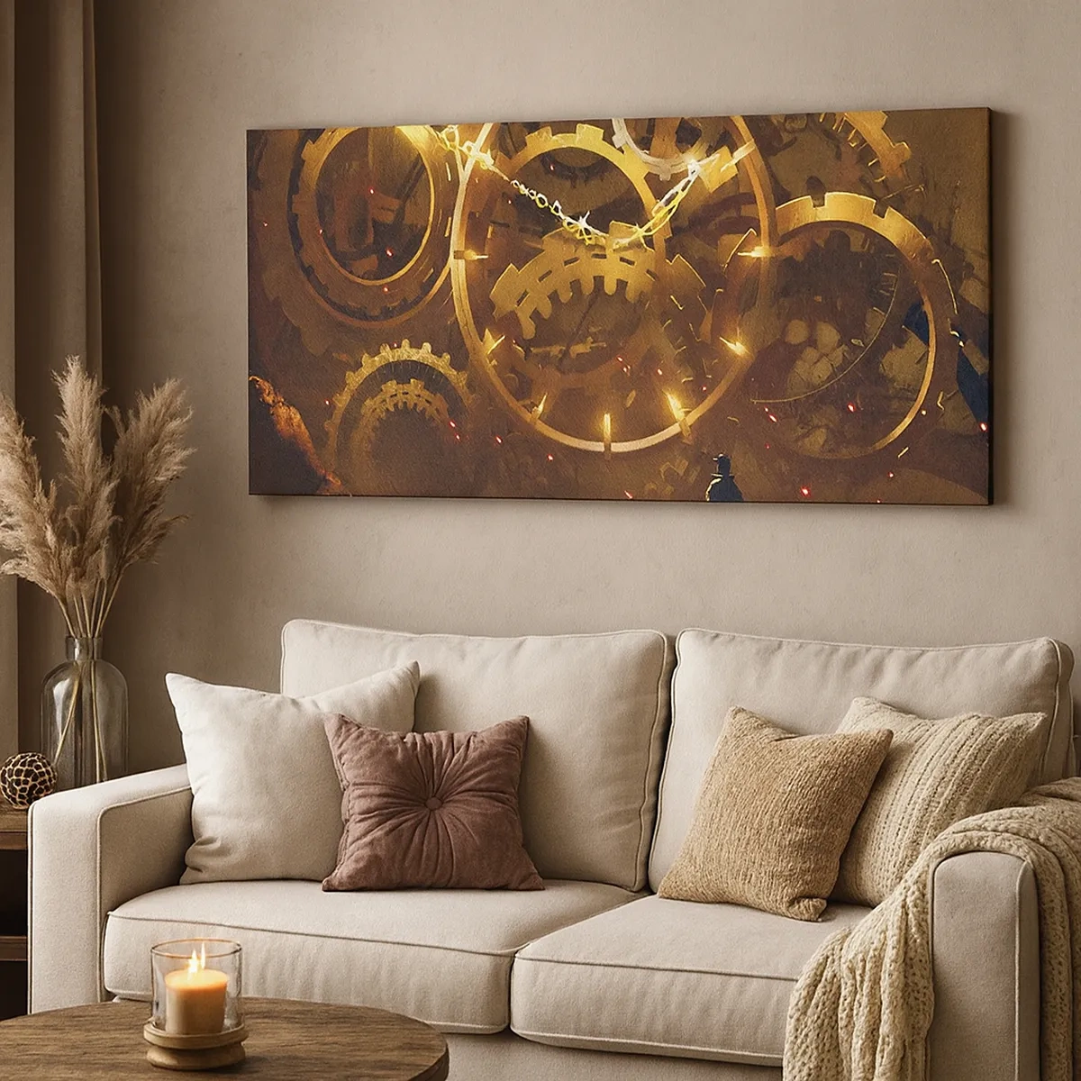 Vászonkép - Az idő forrásánál - 30x30 cm