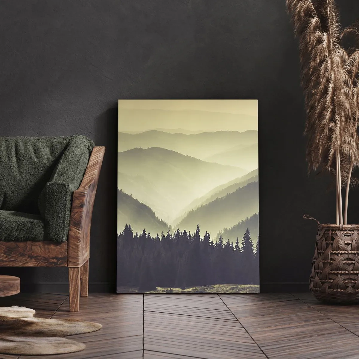 Vászonkép - Hegyeken túl… - 50x70 cm