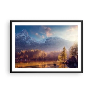 Poszter fehér keretben - A hegyekben és völgyekben - 70x50 cm