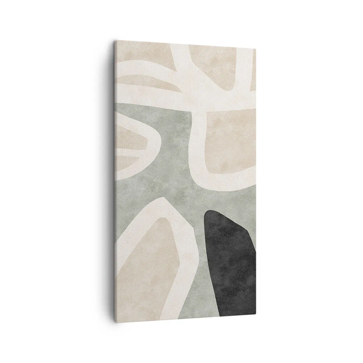 Vászonkép - Kompozíció fekete témával - 45x80 cm