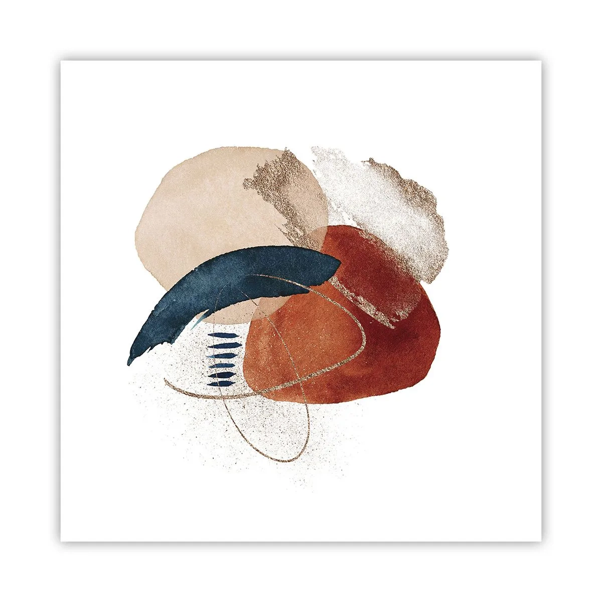 Poszter - Ovális kompozíció - 60x60 cm